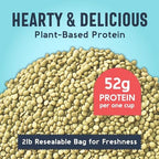 ONE IN A MILL Green Lentils 2LB Bulk Resealable Bag | For Soup, Stews, & Curries | All-Natural Plant-Based Protein | OU Kosher