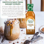 Walden Farms Caramel Syrup – Perfect for Coffee, Desserts, Ice Cream – Zero Calorie, Sugar-Free, Low Carb, Keto-Friendly, Gluten-Free, Vegan – 2-Pack, 12 oz Bottles