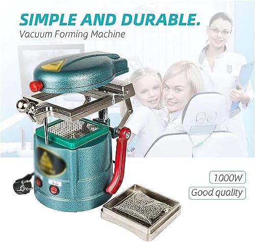 Excellent Vacuum Forming Machine Dental Lab Equipment, 1000W Dental Vacuum Molding Machine Tool with Non-Slip Foot Pedal ，Symmetrical Heating (Size : 220V/50H)