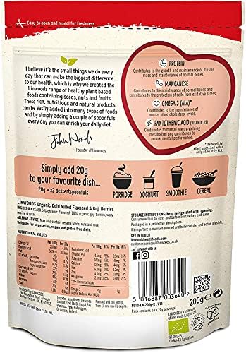 Linwoods Milled Flaxseed & Goji berries 200g
