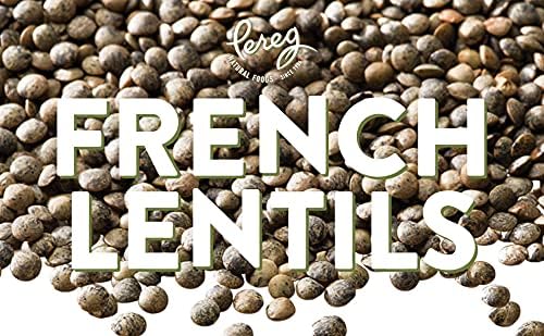 Pereg Du Puy French Green Lentils (16 Oz) - Lentil Beans Dry - Non-GMO & Additive Free - Ideal for Stews, Indian Curries, Tacos & Soups - Vegan Diet-Friendly - High In Protein & Fiber