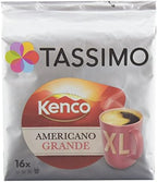 Tassimo Americano Grande XL, Aromatic & Professional Roast, Roasted Coffee, Capsule, 16 Portions