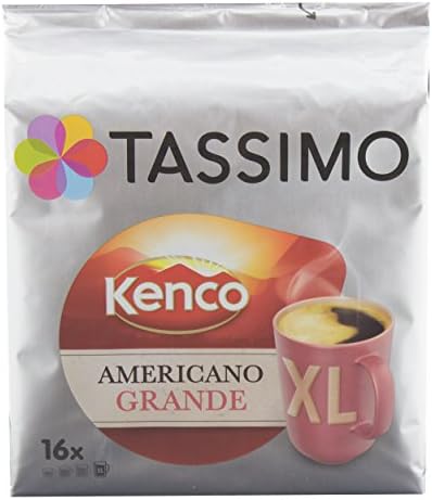 Tassimo Americano Grande XL, Aromatic & Professional Roast, Roasted Coffee, Capsule, 16 Portions