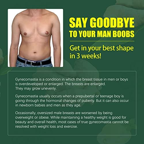 2pcs Gynecomastia Tightening Ginger Cream, Ginger Cream for Men, Effectively Shrinks Men Chest Tightening Gingers Creams
