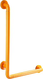 Shower Safety Grab Bar for Elderly, Anti Slip Bathroom Grip Handle with Luminous Circles, Wall Mount Bathtub Hand Rail, Tub Mobility Aid Equipment,Yellow-50cmx70cm/20x28in