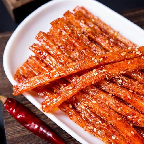 XCVFDVOR latiao spicy strips - 102g 2-pack the ultimate la tiao experience for spicy food lovers (2 packs)
