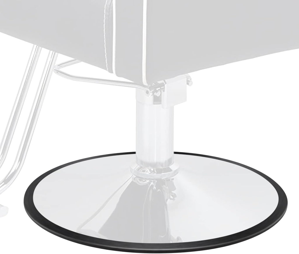 Noverlife 22.8 inch/ 58cm Salon Equipment Barber Salon Styling Chair Hydraulic Base Ring Gasket for Protecting Tile Floor Wood Floor, Preventing Hair from Hiding