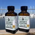 MACKENZIE'S Captain's Signature Beard Oil - Gifts for Fishermen - Gifts for Men - Natural - Nourishing - Moisturizing - Sea Air & Sandalwood Scented - 3 OZ