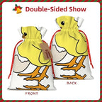 SSIMOO Baby Chicken Reusable Holiday Party Gift Bag And Drawstring Design Make Your Gift More Delicate