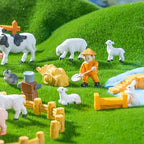 MAOMIA 40 Pcs Miniature Sheep Figurines Easter Cake Toppers, Mini Sheep DIY Craft Plant Pot Fairy Garden Landscape Decor Ornament