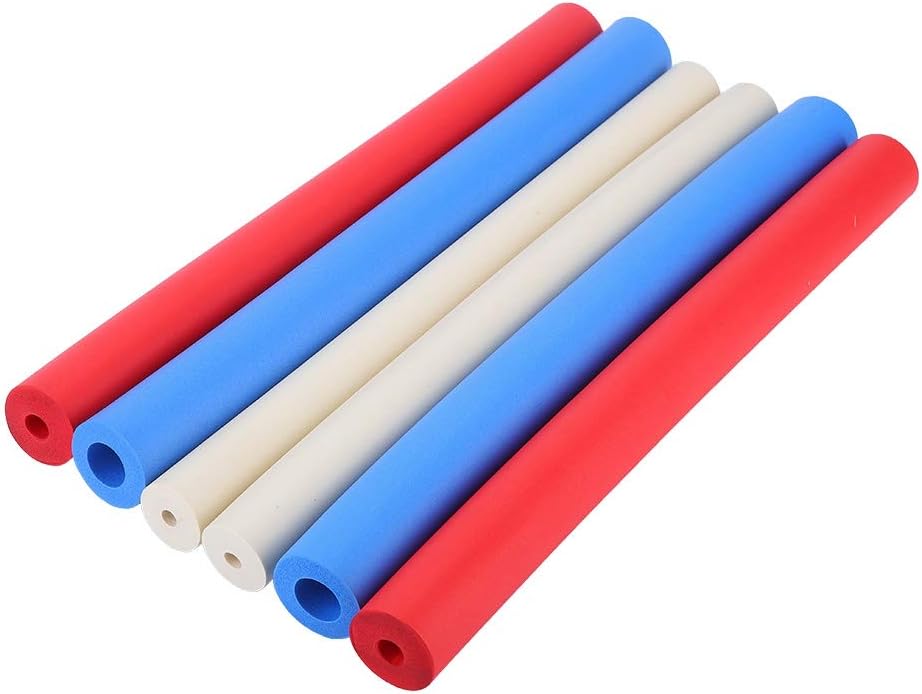Akozon Foam Handle Sleeve, 6Pcs Non Slip Foam Handle Cover Utensils Pen Foam Grip Tubing for Elderly Foam Tubing Grip