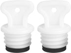 2pcs Hot Water Bottle Replacement Plugs, 18mm Airtight Rubber Caps for Sealing, Portable Small Covers for Hot Water Bags, Secure Anti-Leak Plugs for Heat Compress Use