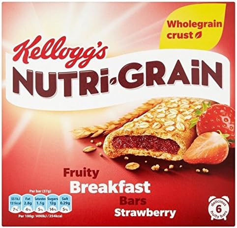 Kellogg's Nutri Grain Soft & Fruity Strawberry 6 X 37G