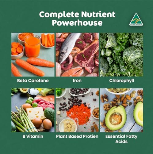 Biogenesis Organic Chlorella Powder – 200g | Australian Grown | BioDynamic Cracked Cell Wall | Rich in Chlorophyll, Vitamins & Minerals | Supports Energy & Immunity | Vegan Powder