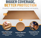 Oven Liners for Bottom of Oven - 2 Pack Large Heavy Duty Mats, 17”x25” Non-Stick Reusable Liner for Electric, Gas, Toasters, Grills - BPA & PFOA Free Kitchen Accessory to Keep It Clean (Copper)