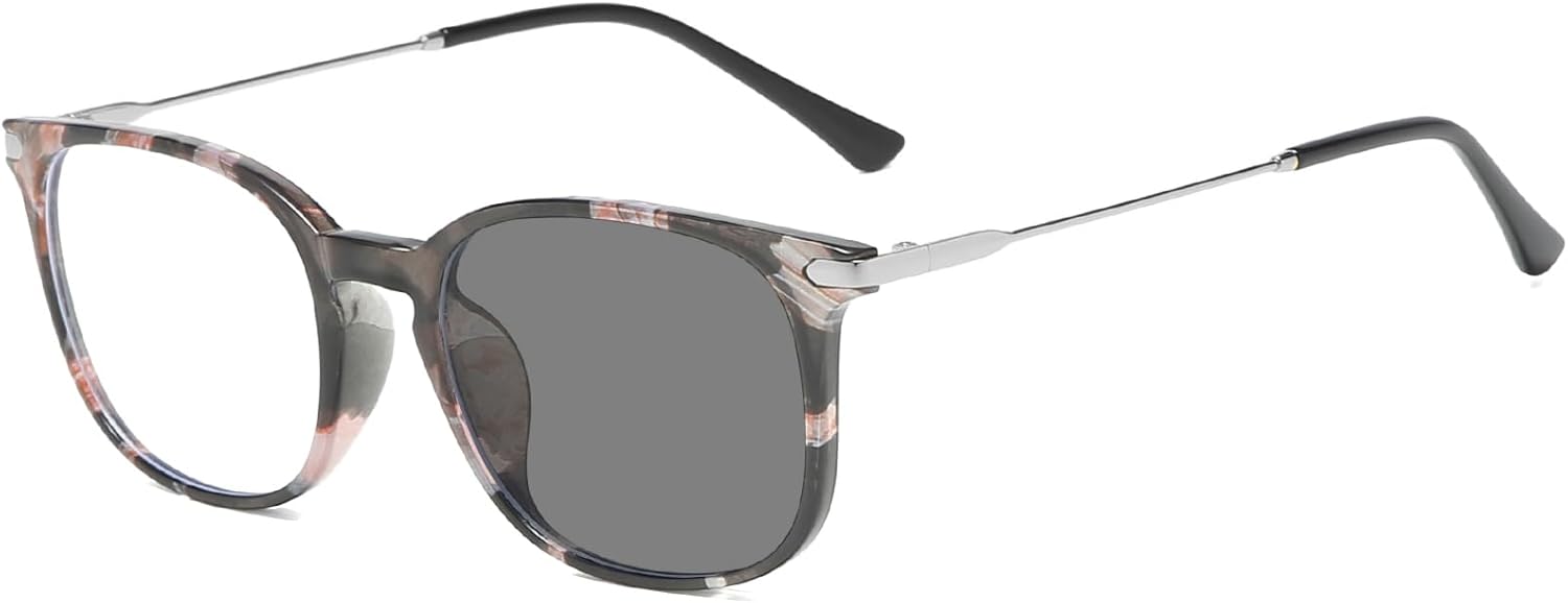 YIMI Blue Light Blocking Glasses Photochromic Sunglasses for Women Men Full Frame Anti UV Ray Filter Computer Gaming Glasses