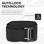 Weightlifting Belt For Men and Women - 6 Inch Auto-Lock Weight Lifting Back Support, Workout Back Support for Lifting, Fitness, Cross Training and Powerlifitng