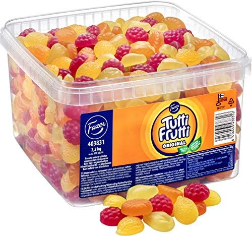 Fazer Tutti Frutti Original Gummy 2 Boxes of 2.2kg