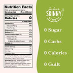 Jordan's Skinny Mixes Syrups Sugar Free Coffee Syrup, Pistachio Flavor Drink Mix, Zero Calorie Flavoring for Chai Latte, Protein Shake, Food & More, Gluten Free, Keto Friendly, 25.4 Fl Oz (Pack of 6)