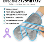 Arctic Flex Vive Cold Gloves for Chemotherapy Neuropathy (Pair of 1) - Heavy Duty Clay Ice Mitts for Hands - Hot & Cold Therapy Gloves - Frozen Chemo Hand Ice Packs for Arthritis Pain