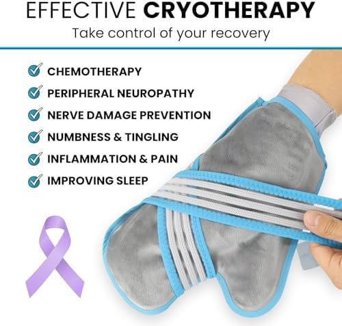 Arctic Flex Vive Cold Gloves for Chemotherapy Neuropathy (Pair of 1) - Heavy Duty Clay Ice Mitts for Hands - Hot & Cold Therapy Gloves - Frozen Chemo Hand Ice Packs for Arthritis Pain
