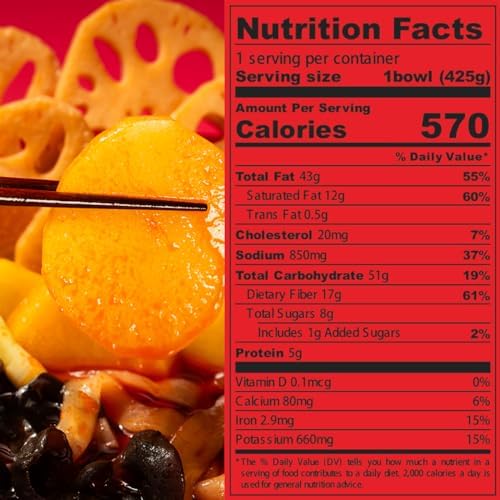 3 Pack Yumei Instant Hotpot Self-Heating 425g, With Vegetable and Noodles in, Tomato Flavor(Tomato Soup)