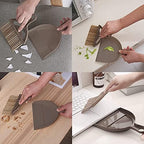 Mini Broom and Small Dustpan Brush - Mini Broom and Dustpans, Small Broom and Dustpan Set, Mini Dustpan and Brush Set, Hand Broom and Dustpan Set for Home and Pets.