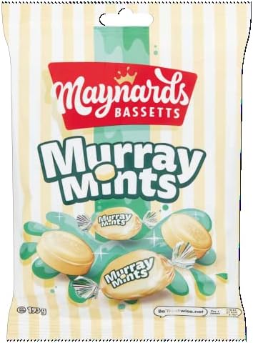 Maynards Bassetts Murray Mints Bag 193g (Pack of 12)