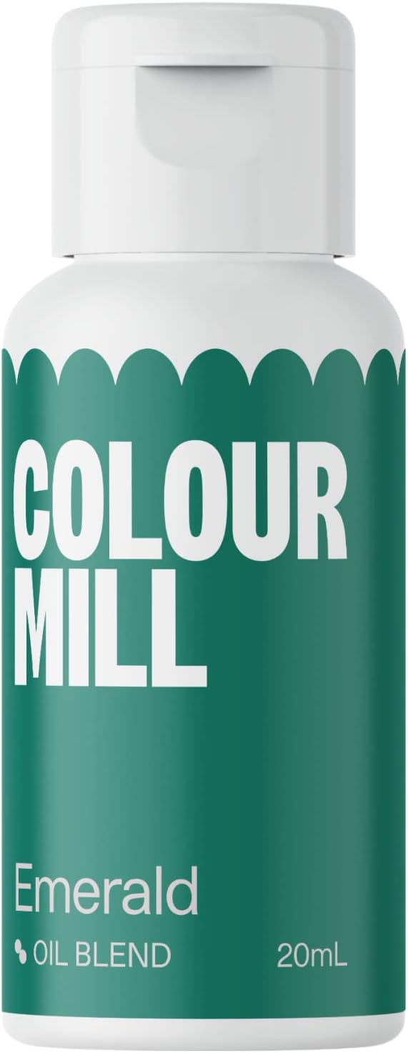 Colour Mill Oil-Based Food Coloring, 20 Milliliters Emerald