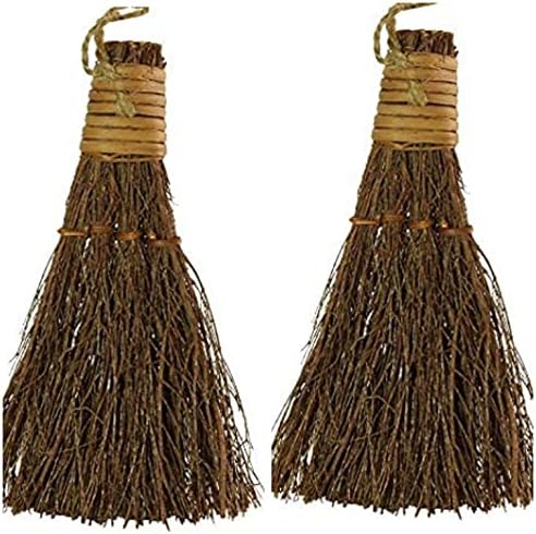 OTG Cinnamon Scented Mini 6In Broom (Holiday, Fall, Autumn, Halloween, Christmas) 2pk, 2 Count (Pack of 1)