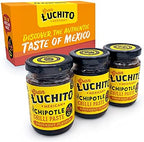 Gran Luchito Mexican Chipotle Chili Paste 3.5oz | Handmade in Mexico | Super Smoky Chipotle Sauce with A Medium to High Heat | All Natural & Gluten/GMO Free - Perfect For Mexican Cooking