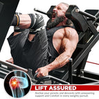 RDX Knee Wraps for Weightlifting, 78” Elasticated Straps Power Lifting Leg Press Support Gym Fitness Squats Workout Men Women