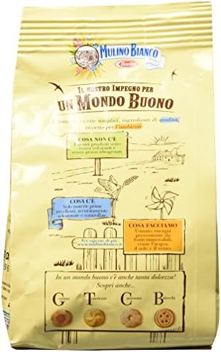 Mulino Bianco: "Chicche" Shortcake filled with cocoa cream - 7.05 Oz (200g) [ Italian Import ]