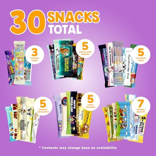 International Snack Box, Unique Experience with Universal Exotic Candies and Treats from around the World, Gift-Ready Foreign Foods in Packages Inspired by European, Japanese and Korean Cultures