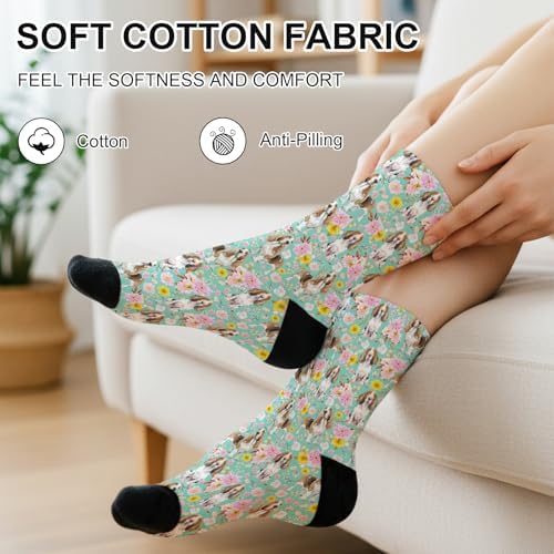 Dogs Socks for Women, Dog Lover Gifts for Women, Funny Novelty Soft Comfort Socks, Gift for Dog Mom