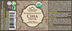 US Organic Chia Seed Oil, Certified Organic, Pure & Natural, Cold Pressed Virgin, Unrefined, Sourced from Paraguay, in Amber Glass Bottle w/Glass Eyedropper (1 oz (30 ml))