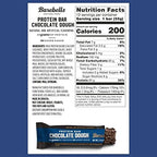 Barebells Protein Bars Chocolate Dough - 12 Count, 20g High Protein Treats - Chocolate Nutrition Bar with 1g Total Sugars - On-The-Go Breakfast or Post-Workout Snack