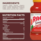 RAGÚ Simply Tomato Basil Pasta Sauce, 24 oz (Pack of 6)