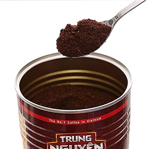 Trung Nguyen — Premium Blend — Roasted Ground Coffee Blend — Strong and Bold — Arabica & Robusta — Chocolate Flavor — Vietnamese Coffee 1 Can (15 oz)