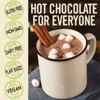 Castle Kitchen Classic Caramel Dark Chocolate Premium Hot Cocoa Mix - Dairy-Free, Vegan, Plant Based, Gluten-Free, Non-GMO Project Verified, Kosher - Just Add Water - 14 oz