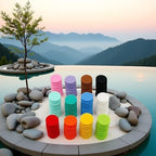 120Pcs Random Color Essential Oil Diffuser Locket Necklace Refill Pads/Necklace Replacement Pads/Thickened/Washable/Highly for Aroma Diffuser Pendant Necklace,Aromatherapy Diffusers