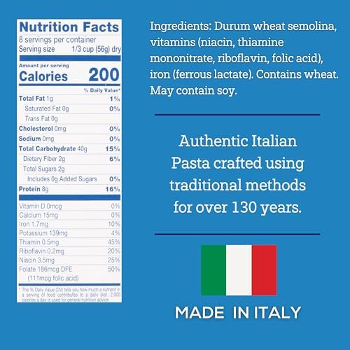 De Cecco Tubetti No. 62 Pasta, 16 Oz (Pack of 5), Authentic, Slow Dried, Made with Durum Wheat, Versatile Pasta for Sauces & Recipes, Made in Italy