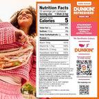Dunkin’ Zero Sugar Refreshers Singles To Go! Powdered drink mix packets, Strawberry Dragonfruit Lemonade, 10 packets per box , Energy from Green Tea, aspartame-free, no synthetic colors, naturally and artificially flavored, just add water