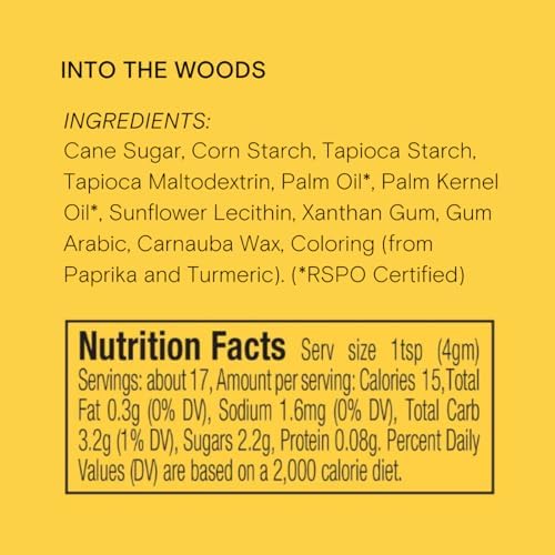 Supernatural Into the Woods Natural Confetti Tree Sprinkles, No Artificial Dyes, Soy Free, Gluten Free, Vegan, Plant-Based Colors, 3oz