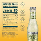 Fever-Tree Premium Ginger Beer, No Artificial Sweeteners, Flavourings or Preservatives, 6.8 Fl Oz (Pack of 24)