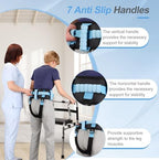 Gait Belt Transfer Belts with 7 Handles and 2 Leg Straps for Seniors,Medical Nursing Safety Patient Assist for Elderly, Disabled, Physical Therapy, Caregivers,with Quick Release Buckle