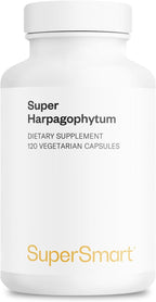Supersmart - Super Harpagophytum 1000 mg Per Day (Devil’s Claw) - Standardized to 20% Harpagosides - May Help with Mild Back and Joint Discomfort | Non-GMO & Gluten Free - 120 Vegetarian Capsules