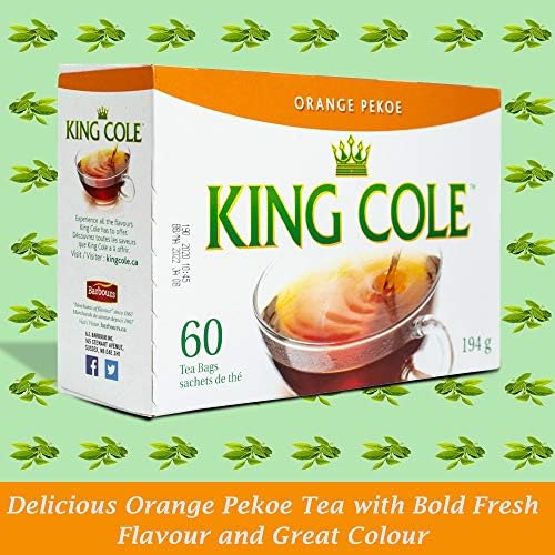 King Cole Premium Orange Pekoe Tea - 60 Tea Bags (Loose Leaf & Boxed)