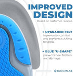 Premium Heel Pain Relief Gel Inserts – 2 Pack Shock-Absorbing Heel Cups for Plantar Fasciitis – Non-Slip Silicone Cushions for All Shoes & All-Day Comfort