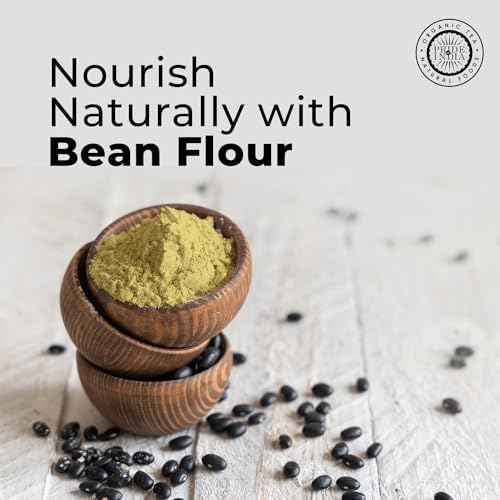 Pride of India- Black Bean Flour 1 lbs (454 gm) Rich Earthy Taste Freshly Milled in Small Batches | Ideal for Cakes Gravies Noodles Smoothies Custard | Vegan, Gluten-Free